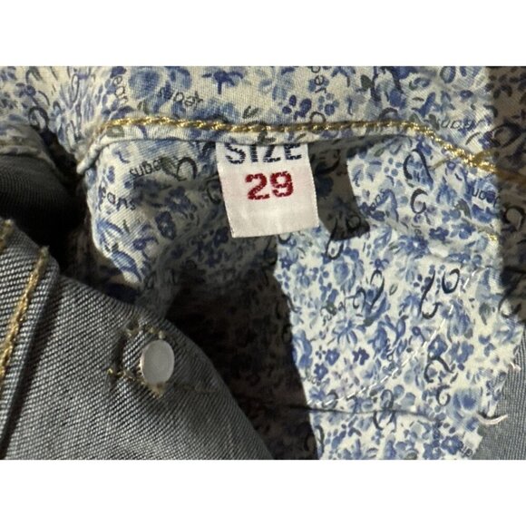 Fairy flowerJeans, BOHO, jewels, lace cream roses, rose gold gems, 28 X 33 c-6 - Picture 16 of 16